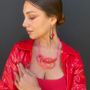 Cadeaux - Collier Mini Ooo Rouge Rose Orange - SAMUEL CORAUX - PARIS