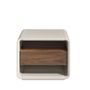 Night tables - Lacquered wood and walnut bedside table - ANGEL CERDÁ