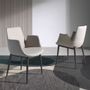 Chaises - Chaise de table à manger rembourrée en tissu - ANGEL CERDÁ