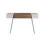 Console table - Walnut and glass console - ANGEL CERDÁ