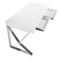 Desks - White and steel office desk - ANGEL CERDÁ