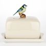 Platter and bowls - Blue Tit Butter Dish - QUAIL DESIGNS EUROPE BV