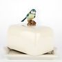 Platter and bowls - Blue Tit Butter Dish - QUAIL DESIGNS EUROPE BV