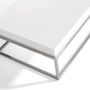Coffee tables - White rectangular coffee table - ANGEL CERDÁ