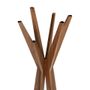 Wardrobe - Coat rack walnut wood - ANGEL CERDÁ