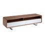 Sideboards - Walnut and white TV cabinet - ANGEL CERDÁ