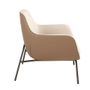 Armchairs - Armchair upholstered in fabric with leatherette backrest - ANGEL CERDÁ