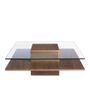 Coffee tables - Square walnut coffee table - ANGEL CERDÁ