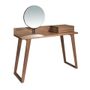 Other tables - Walnut wood dressing table with mirror - ANGEL CERDÁ