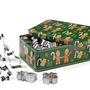 Christmas table settings - Metal box decorated with 25 Christmas cutters - PATISSE | MALI'S