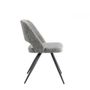 Chairs - Gray fabric upholstered dining chair - ANGEL CERDÁ