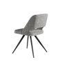 Chaises - Chaise de salle à manger rembourrée en tissu gris - ANGEL CERDÁ