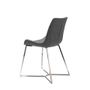 Chaises - Chaise de table à manger rembourrée en tissu gris - ANGEL CERDÁ