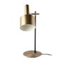 Table lamps - Table lamp gold aluminium and black steel - ANGEL CERDÁ