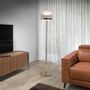 Floor lamps - Floor lamp in steel and transparent glass - ANGEL CERDÁ