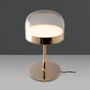 Desk lamps - Table lamp in steel and transparent glass - ANGEL CERDÁ