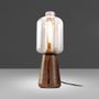 Table lamps - Smoked glass table lamp - ANGEL CERDÁ