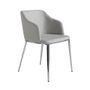 Chairs - Gray fabric upholstered Dining table chair - ANGEL CERDÁ