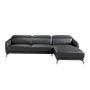 Sofas - Black cowhide chaise longue sofa - ANGEL CERDÁ