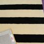 Design carpets - Purple Symmetry Tufted Wool Rug - COLORTHERAPIS