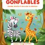 Gifts - Inflatable creart to color - Zebra & Giraffe - ARA-CREATIVE