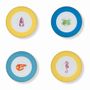 Everyday plates - Set of 4 - Soup Plates Set Bi-Colore - HOME BY KRISTY