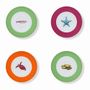 Everyday plates - Set of 4 - Soup Plates Set Bi-Colore - HOME BY KRISTY