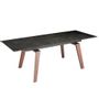 Dining Tables - Black marble extendable dining table - ANGEL CERDÁ