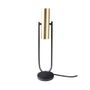 Table lamps - Table lamp in gold and black steel - ANGEL CERDÁ