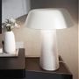 Table lamps - Table lamp in white steel - ANGEL CERDÁ