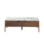 Coffee tables - Fiberglass coffee table with marble effect - ANGEL CERDÁ