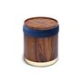 Stools for hospitalities & contracts - Lune A Stool in Ironwood and Polished Brass Base - DUISTT