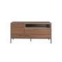 Sideboards - Walnut and lacquered MDF sideboard - ANGEL CERDÁ