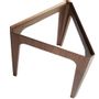 Coffee tables - Corner table walnut structure - ANGEL CERDÁ