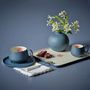 Mugs - Tube Tea Cup Red Coral - ESMA DEREBOY HANDMADE PORCELAIN