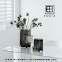 Objets de décoration - Grand vase moderniste innovant, design haut de gamme, série constructiviste en verre FUSIO - ELEMENT ACCESSORIES