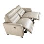 Sofas - 3 seater sofa upholstered in leather with relax mechanism - ANGEL CERDÁ