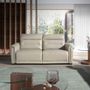 Sofas - 3 seater sofa upholstered in leather with relax mechanism - ANGEL CERDÁ