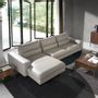 Sofas - Sofa Chaiselongue (L) in leather - ANGEL CERDÁ