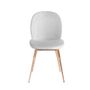 Chaises - Chaise de table à manger pieds or rose - ANGEL CERDÁ