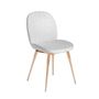 Chaises - Chaise de table à manger pieds or rose - ANGEL CERDÁ