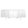 Sideboards - White sideboard and white steel - ANGEL CERDÁ