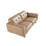 Sofas - 2 seater sofa upholstered in leather sand - ANGEL CERDÁ