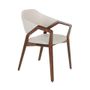 Chairs - Walnut structure Dining table chair - ANGEL CERDÁ