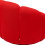 Armchairs - Swivel Armchair Peppo Lounge Red - KARE DESIGN GMBH