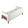 Sofas - 3 seater sofa upholstered in white leather - ANGEL CERDÁ