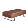 Coffee tables - Rectangular coffee table walnut wood - ANGEL CERDÁ
