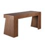 Desks - Office desk in walnut wood - ANGEL CERDÁ