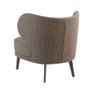Armchairs - Brown fabric upholstered armchair - ANGEL CERDÁ