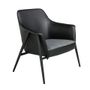 Armchairs - Armchair upholstered in fabric and leatherette - ANGEL CERDÁ